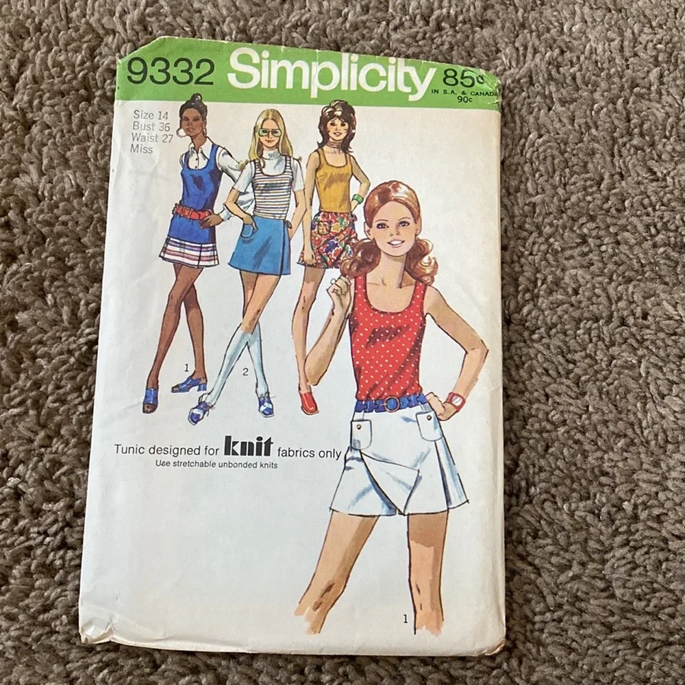 FINAL PRICE $10 Vintage Lot of Sewing Patterns Lot #4 - Picture 8 of 13